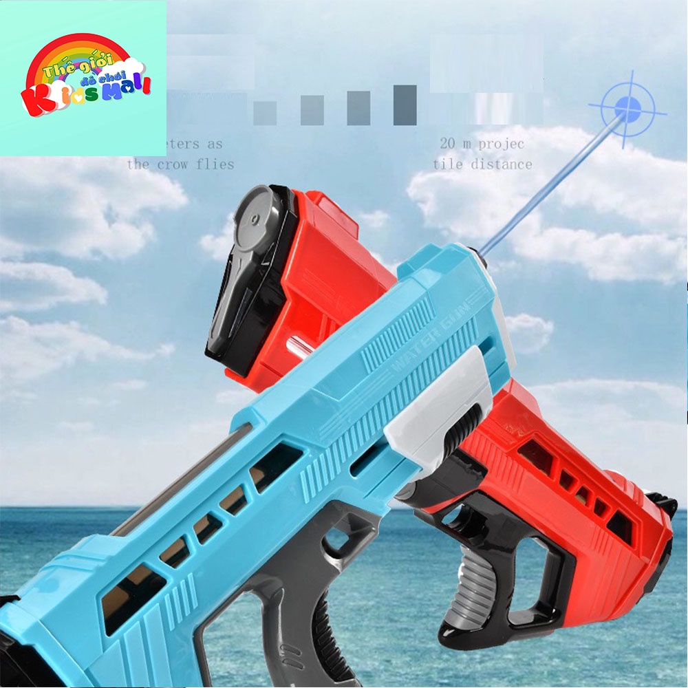 Súng Nước Áp Lực Cực Đại Mô Phỏng Spyra One Loại 2,Siêu Phẩm Giá Rẻ Khẩu Phun Nước Mùa Hè, Tầm bắn tối đa 15m
