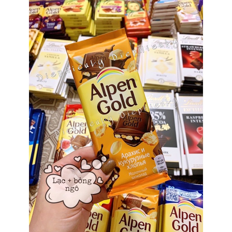 Socola Alpen Gold (đủ vị)