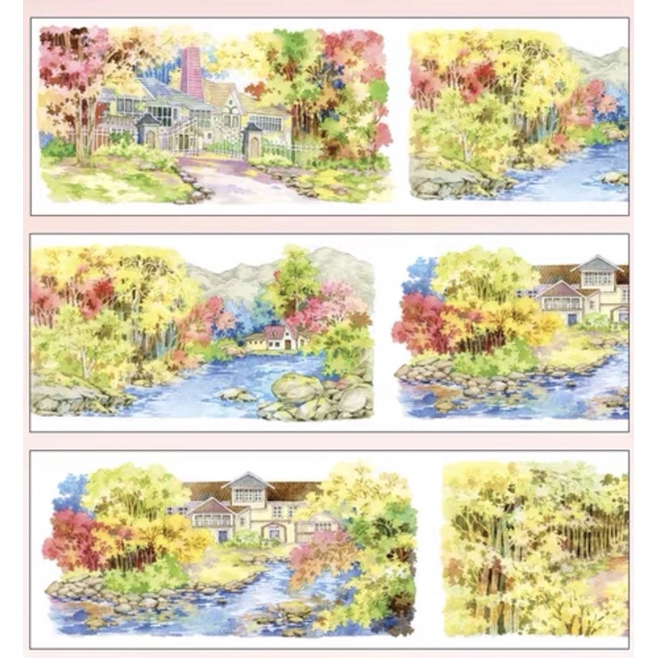 Washi tape phong cảnh #7