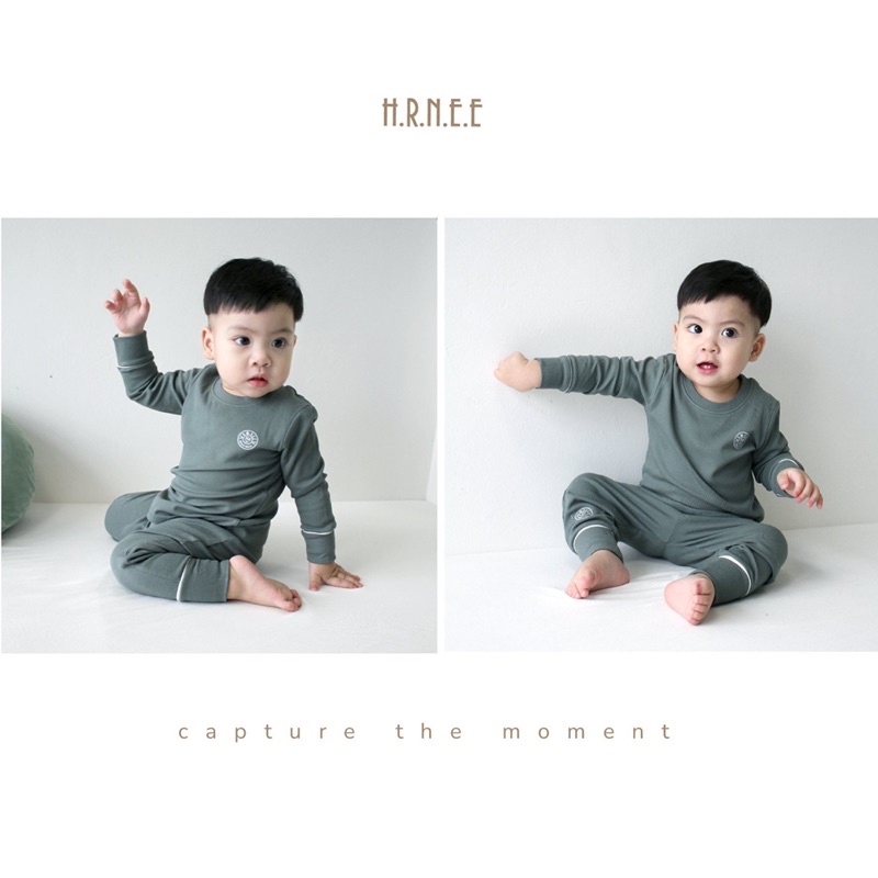 HRNEE - BỘ NỈ LÔNG DÀI TAY CHO BÉ TRAI BÉ GÁI