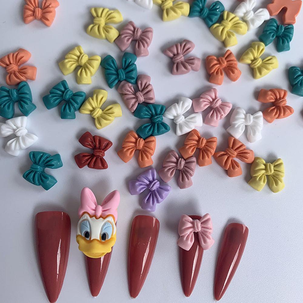Set 10 Nơ 3D Trang Trí Móng Tay Nghệ Thuật Thời Trang DIY