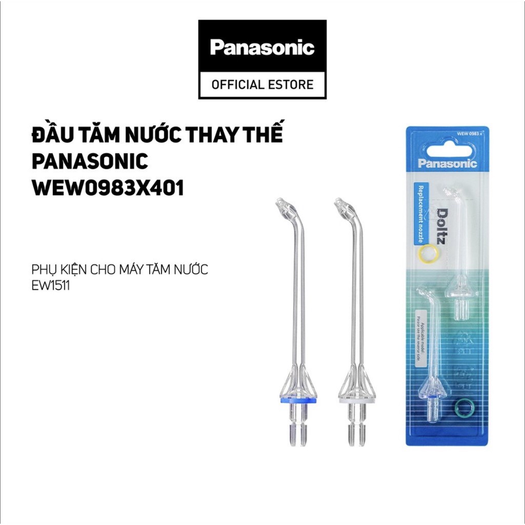 Đầu thay thế máy tăm nước Panasonic EW1511 công nghệ siêu âm vỉ 2 chiếc - Gemizy Shop