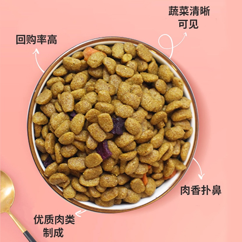 Thức ăn cho chó MASTI dạng hạt bổ sung rau củ thịt cá trứng giàu dưỡng chất thích hợp nhiều loại Chó rất dễ ăn CANDYPETS