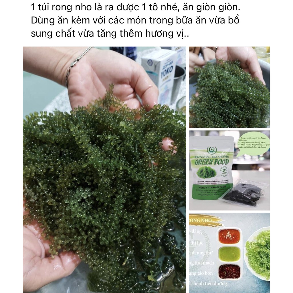 Rong nho GreenFood Nha Trang- Hàng chính hãng | BigBuy360 - bigbuy360.vn