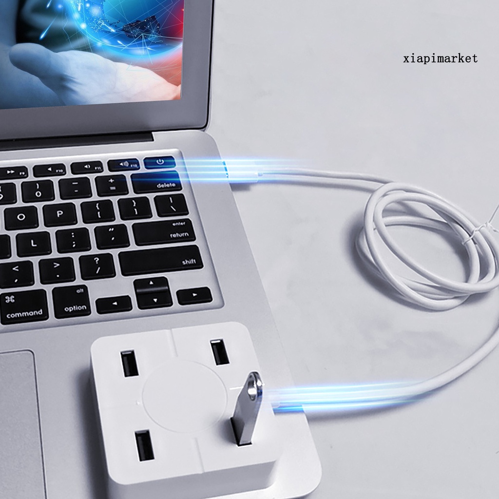 LOP_Docking Stand High Speed Stable Output Compact 4 in 1 USB2.0 Splitter Cable Hub for Computer