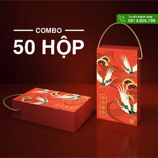 50 Hộp trung thu 2 bánh 150g - 250g Chim Hạc