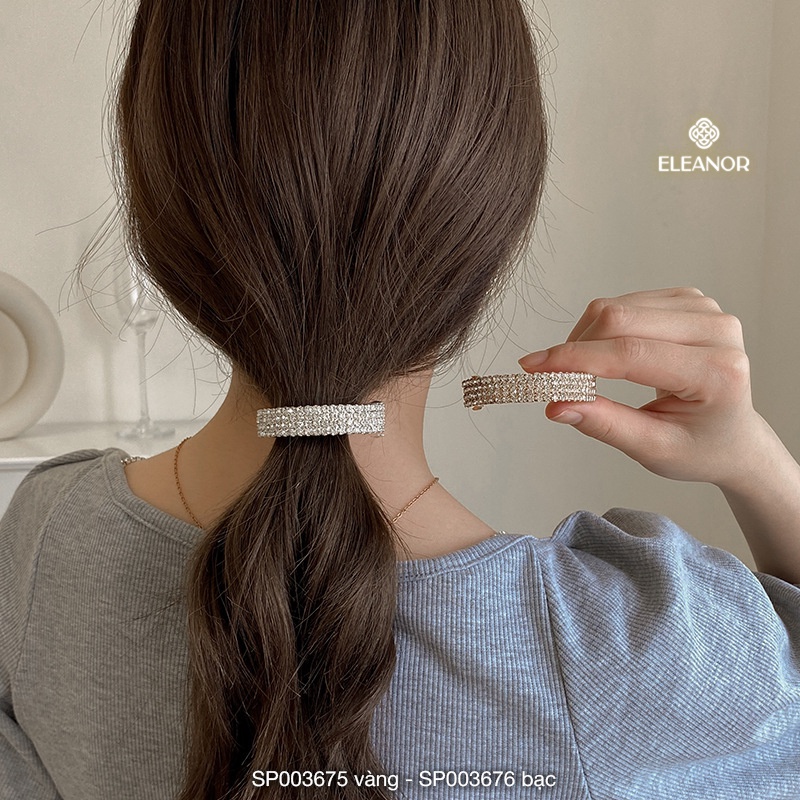 Kẹp tóc nữ Eleanor Accessories đính đá lấp lánh phụ kiện tóc 3675