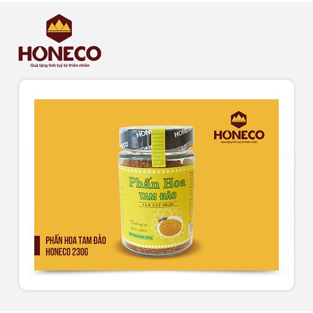 Toàn Quốc [Evoucher] Miễn phí giao hàng Mật Ong Honeco - Sản phẩm Phấn hoa Tam Đảo Honeco 230g