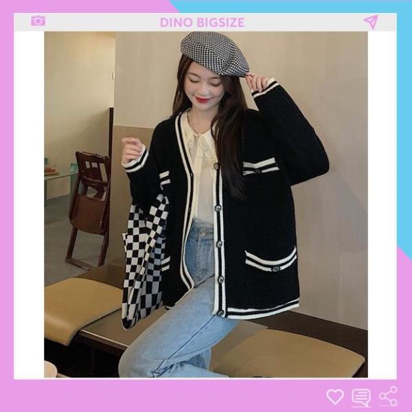 Áo cardigan nữ, Áo len cardigen bigsize dành cho nữ dáng rộng phong cách Hàn Quốc - M-4XL -DINO | BigBuy360 - bigbuy360.vn