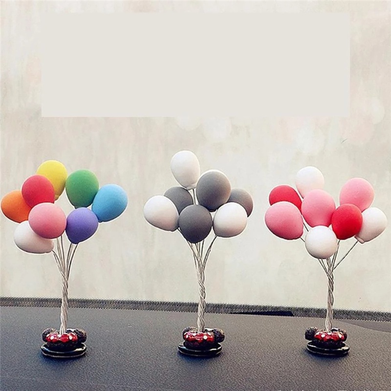 Cute colorful balloon model car decoration nOF2