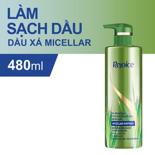[Mã PG2112B giảm 8% đơn 199K] Dầu xả Rejoice Micellar - Làm sạch dầu 480ml