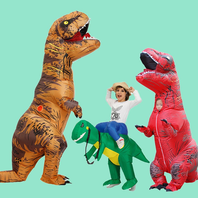 Đồ hóa trang halloween Bộ đồ hóa trang khủng long bạo chúa bơm hơi vui nhộn đồ cosplay E1083