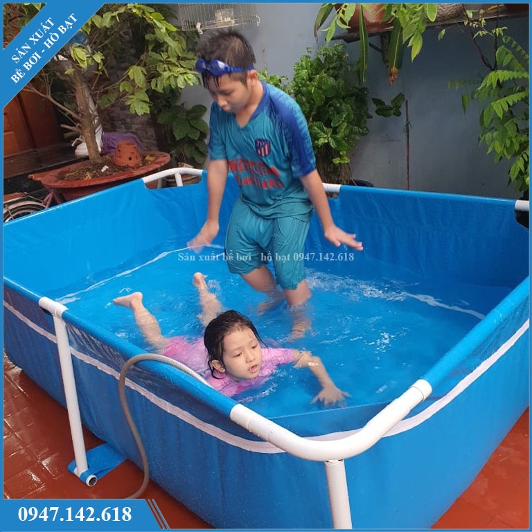 Bể bơi cho bé KT 2.2x1.3x0.8m