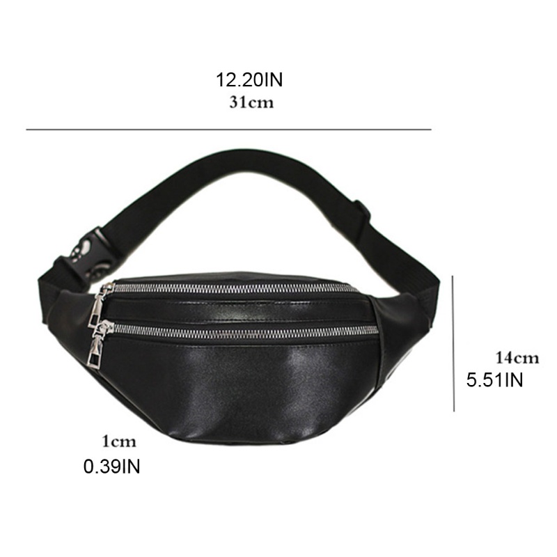 Túi bao tử chất liệu da pu cho nam và nữ (10MK)
