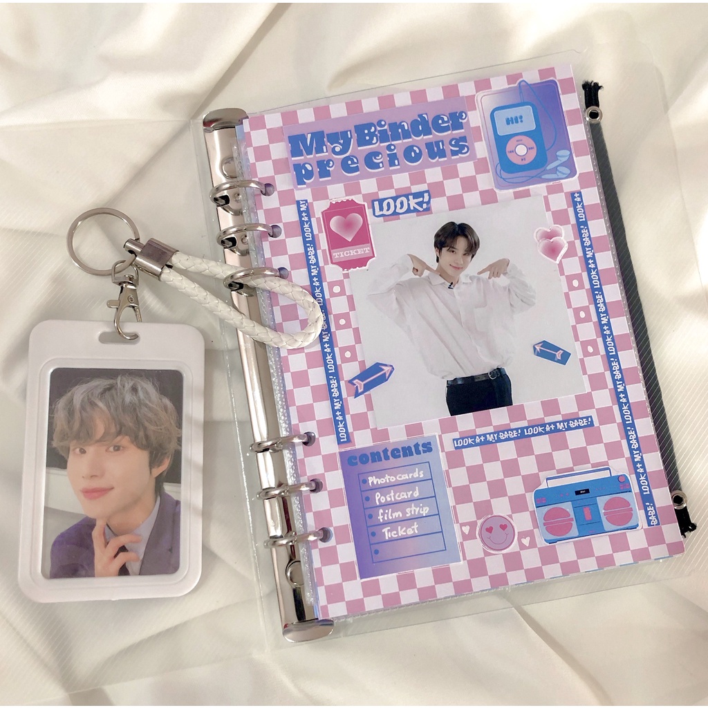 Set sheet ngăn trang binder (sổ còng) size A5 – binder decor