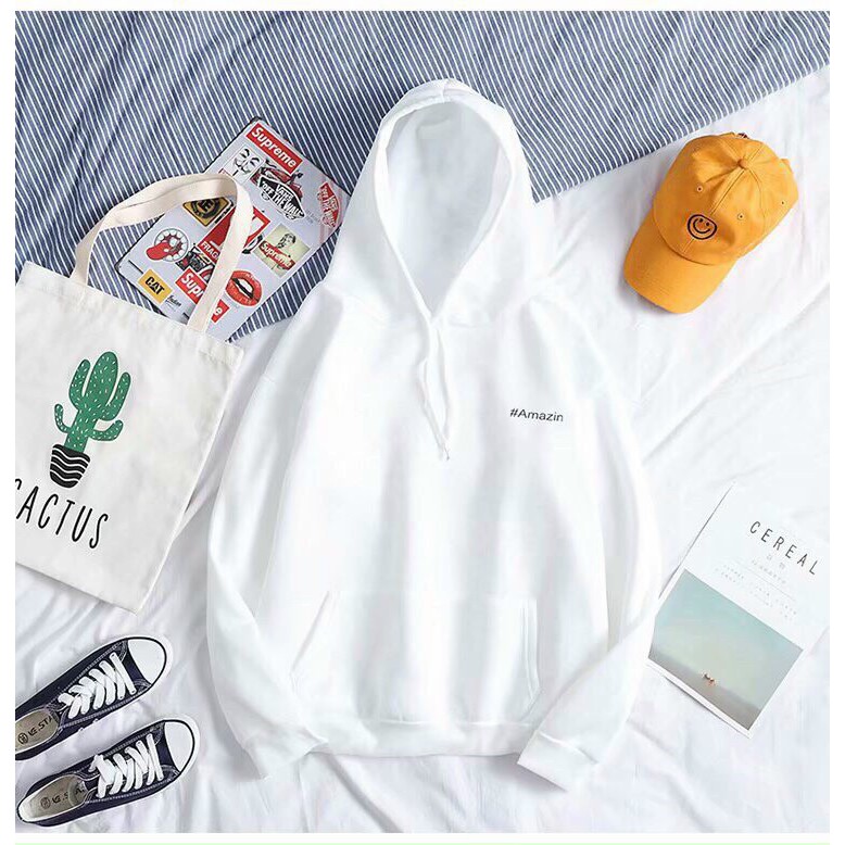 áo hoodie in chữ Amazin Siêu Kute Có Nhiều Màu Lựa Chọn | BigBuy360 - bigbuy360.vn