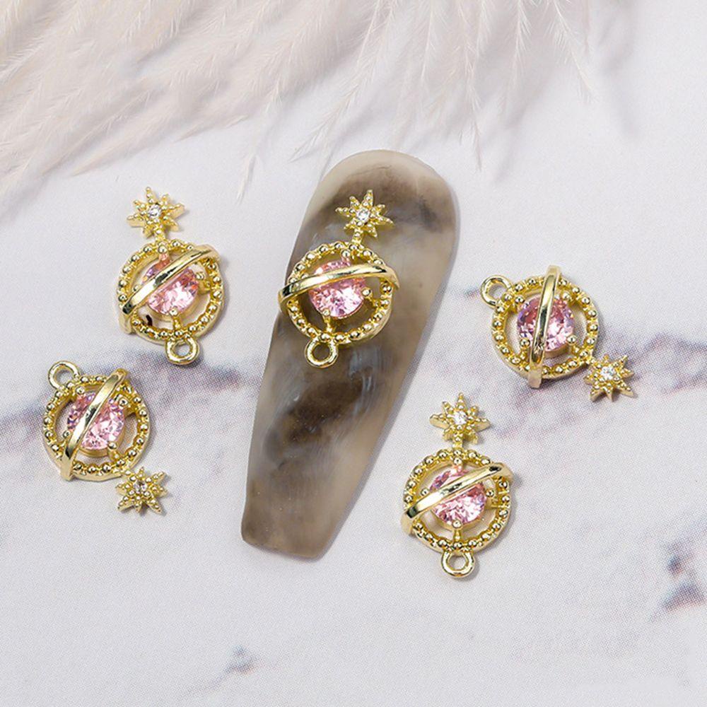 JARRED Đá Đính Móng Tay Lấp Lánh Nhiều Màu Sắc DIY