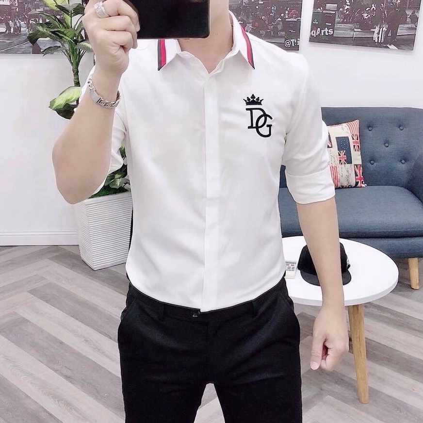 Áo sơ mi nam dài tay in nhiệt 3D mới hot nhất ❤