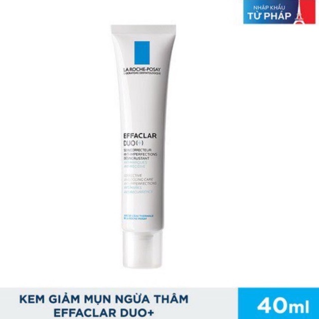 Kem Dưỡng Da La Roche-Posay Effaclar Duo+ Giúp Giảm Mụn, Ngăn Ngừa Vết Thâm 40ml