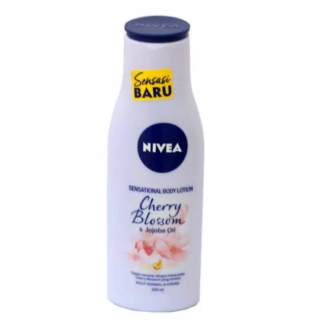 (hàng Mới Về) Sữa Dưỡng Thể Nivea Sensational 100ml Chiết Xuất Hoa Anh Đào