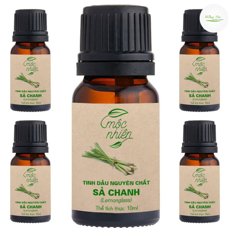 Tinh dầu Sả Chanh nguyên chất tự nhiên - Xông phòng đuổi muỗi - Chai 10ml
