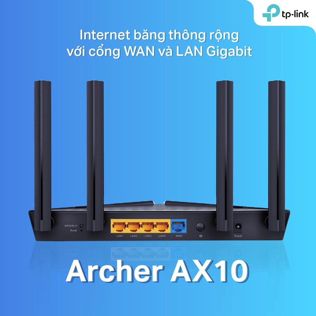 Bộ Phát Wifi TP-Link Archer AX10 Wifi 6 1500Mbps - Hàng Chính Hãng