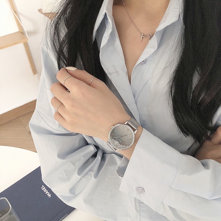 Gypsophila Watch Women2020New Simple Elegant Student FashioninsThe Wind Is Most Affordable Luxury French Niche Brand