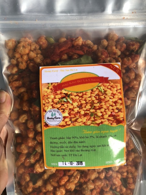 1kg Bắp sấy khô bò lá chanh Đà Lạt | BigBuy360 - bigbuy360.vn