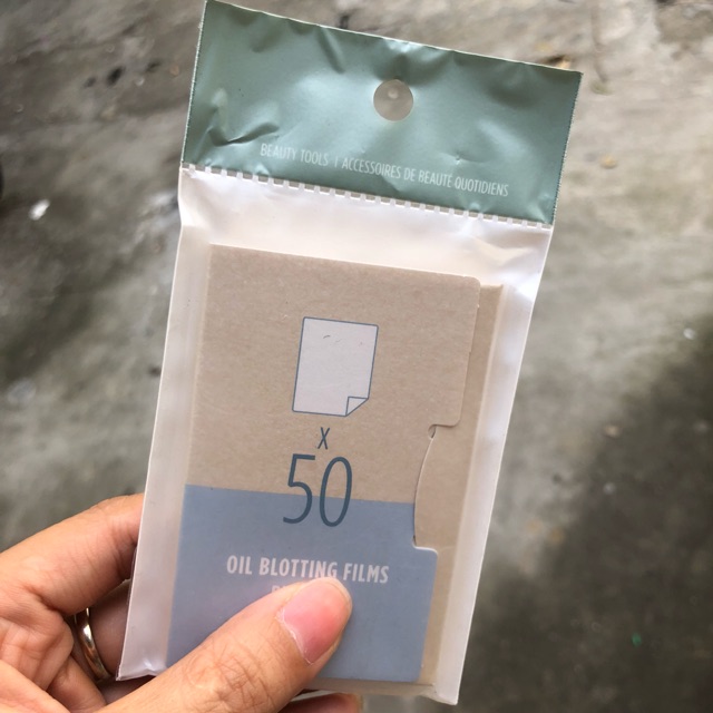 Giấy thấm dầu gói 50 tờ Hàn Quốc