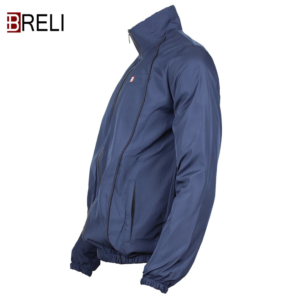 Áo gió thể thao nam BRELI áo khoác gió hai lớp áo thu đông cao cấp BG9001