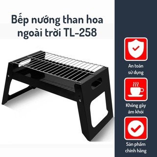 Bếp  than hoa ngoài trời - than củi vuông - mã TL-258