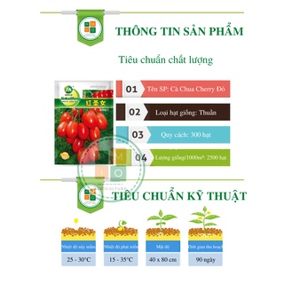 Hạt giống cà chua cherry đỏ chịu nhiệt