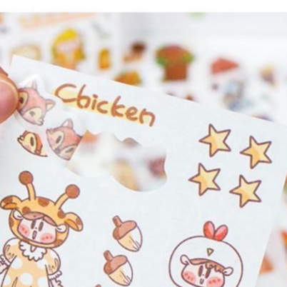 [ 1K_FREE SHIP] 1k STICKER HOẠT HÌNH 8*8