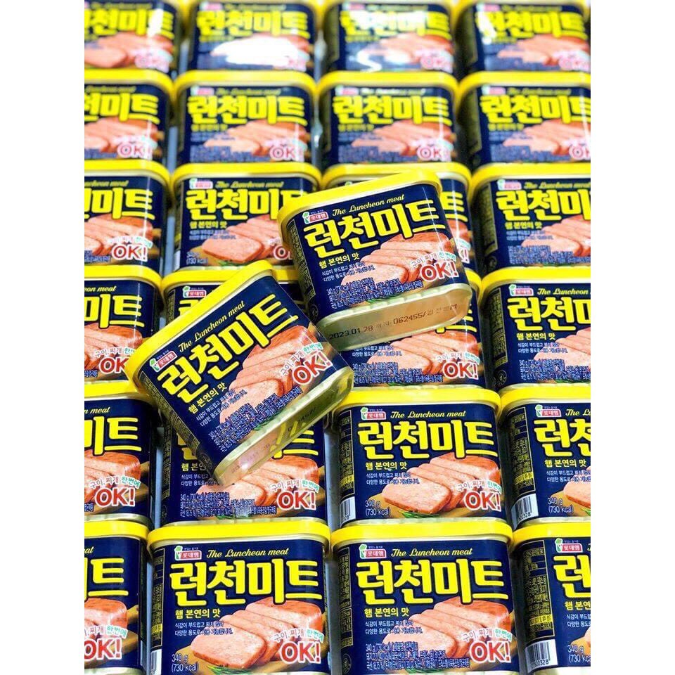 Thịt Hộp Lotte The Luncheon Meat Hàn Quốc 340g