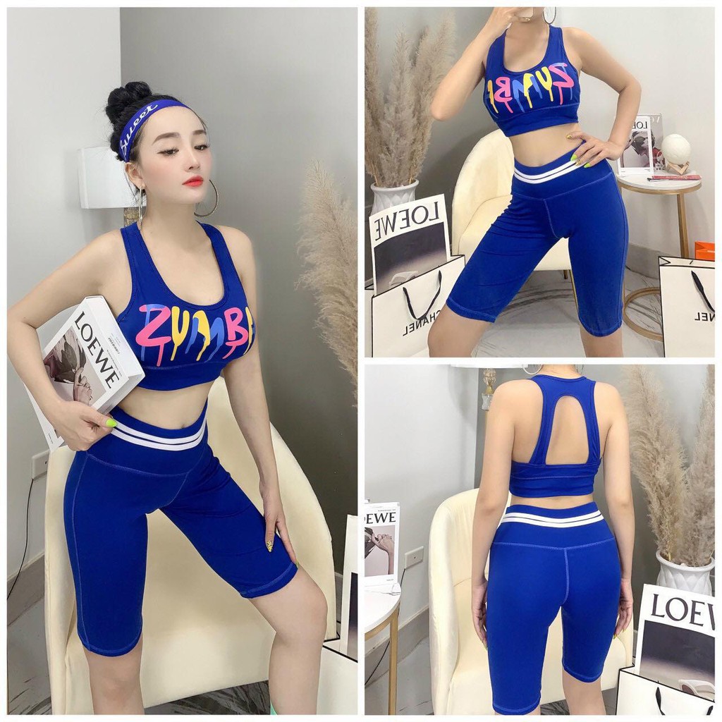 SET NGỐ ÁO BRA ZUMBA SIÊU ĐẸP