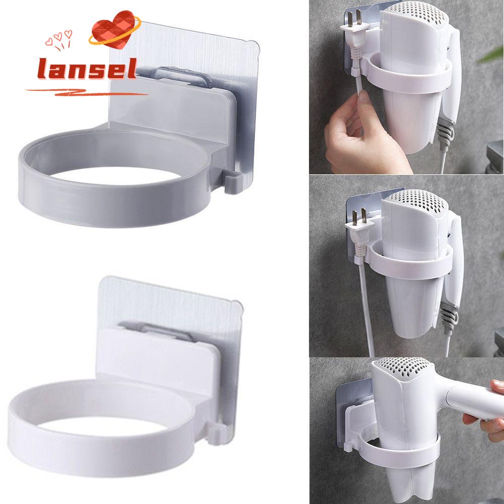 Giá đỡ máy sấy tóc gắn tường không cần khoan nhiều màu lựa chọn tiện dụng cho nhà tắm