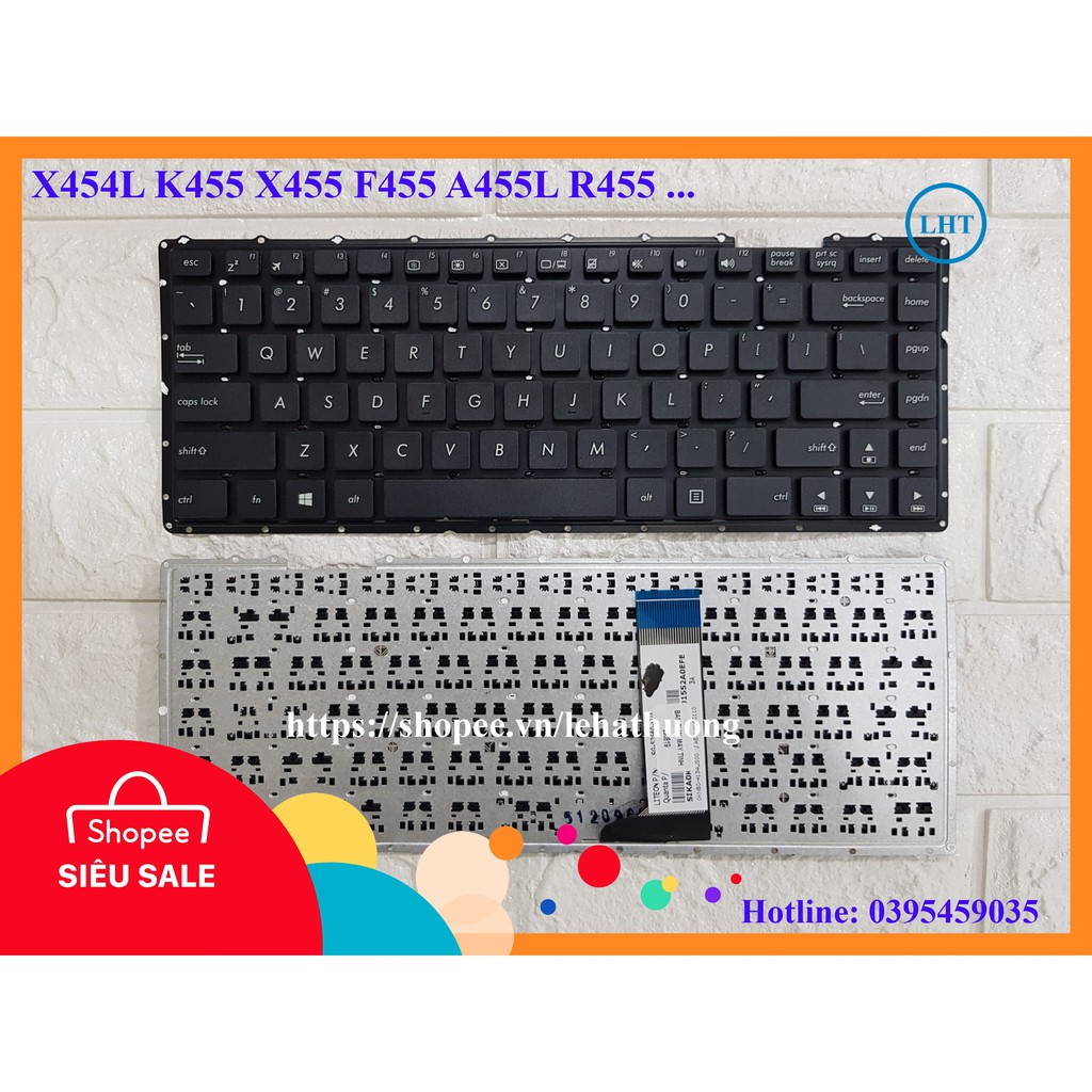 Bàn Phím Asus X454L K455 X455 F455 A455L R455