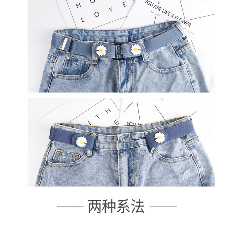 Thắt Lưng Không Đục Lỗ Co Giãn Thoải Mái Có Thể Điều Chỉnh