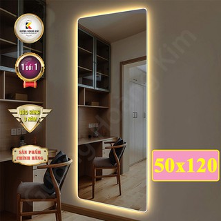 gương led toàn thân cảm ứng 3 chạm trên mặt gương kích thước 40x120 và 50x120 cm - guonghoangkim mirror