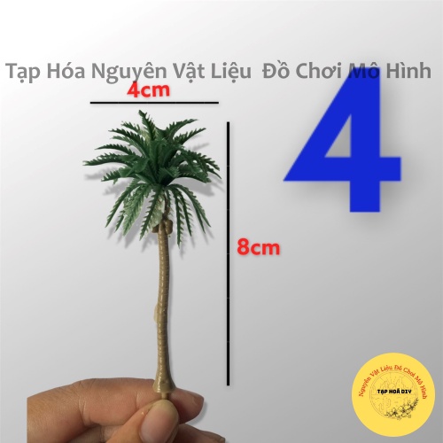 Mô Hình Cây Cau , Cây Dừa , Cây Cọ Trang Trí Tiểu Cảnh Mô Hình