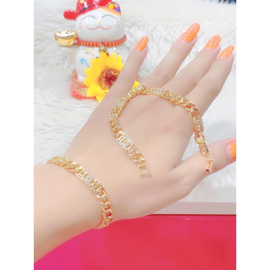 Lắc Tay Nữ Mạ Vàng 18k Sang Trọng UHA L42 - L43