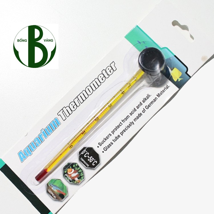 Nhiệt kế que 15 cm dành cho bể cá cảnh, bể thủy sinh...