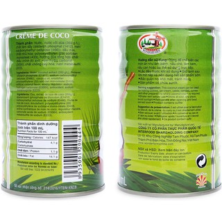 Nước cốt dừa Wonderfarm lon 400ml