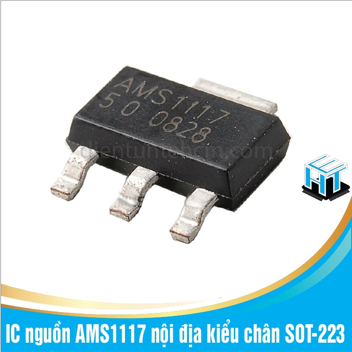 IC nguồn AMS1117 nội địa kiểu chân SOT-223 5V