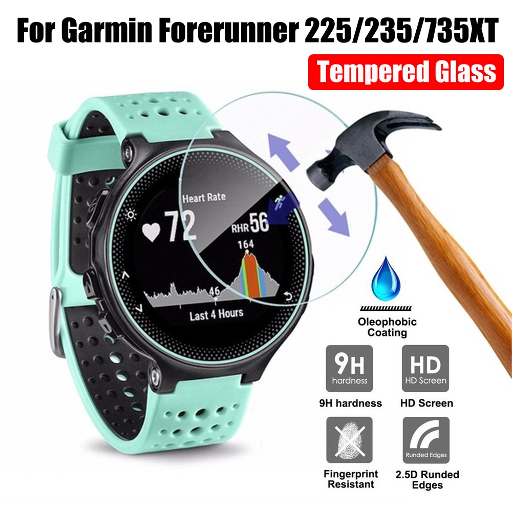 Kính Cường Lực 9h Bảo Vệ Màn Hình Cho Đồng Hồ Garmin Forerunner 235 225 735xt