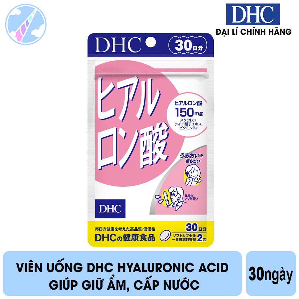 Viên Uống DHC Hyaluronic Acid Giúp Giữ Ẩm, Cấp Nước Cho Da Căng Mịn - 30 ngày