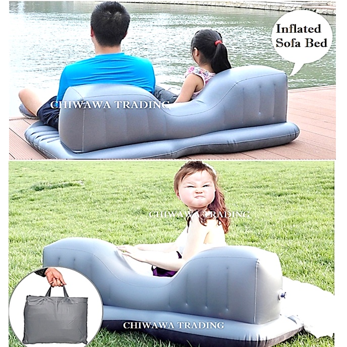 Đệm bơm hơi kèm 2 gối bơm hơi chuyên dùng cho xe hơi / xe hơi
