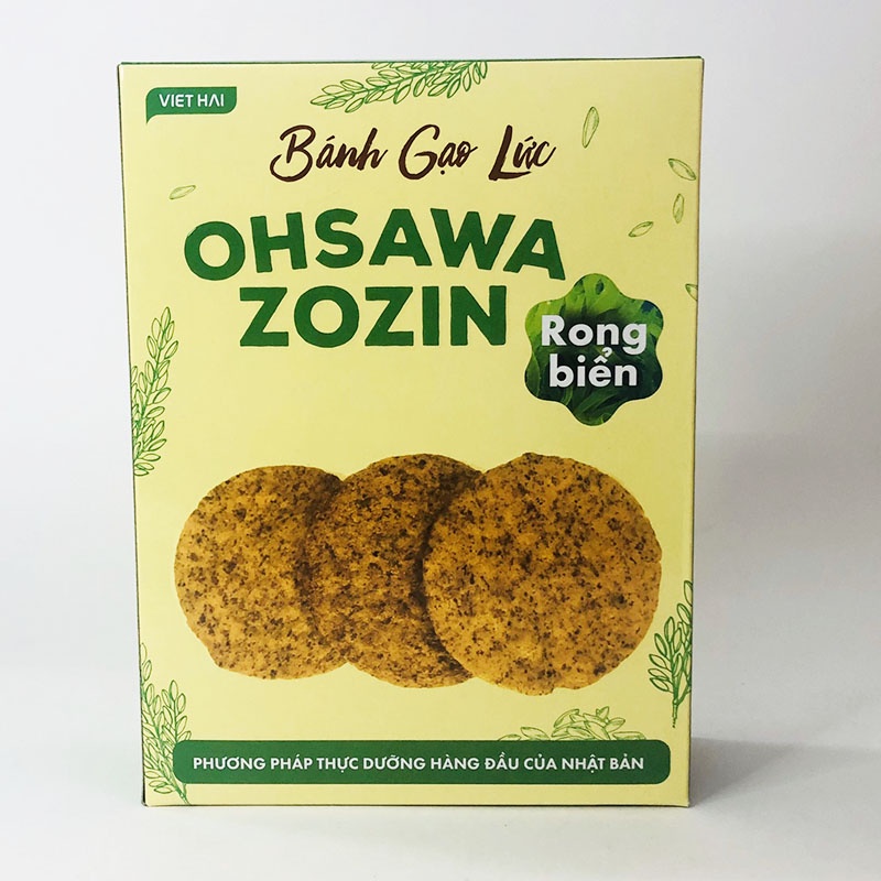 Bánh gạo lức rong biển Ohsawa Zozin 125g- Cho người ăn kiêng, tiểu đường (mẫu hộp mới)