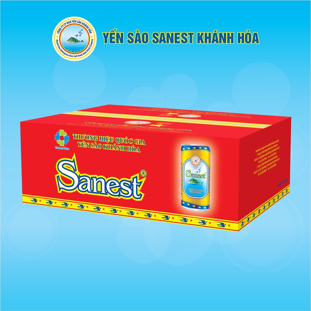 Nước Yến sào Sanest Khánh Hòa đóng lon