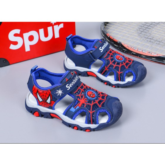 Sandal bịt mũi bé trai spider man rẻ vô địch sandal bé trai cao cấp chất - ảnh sản phẩm 3